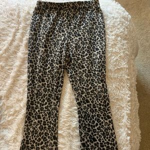 Cheetah print pants